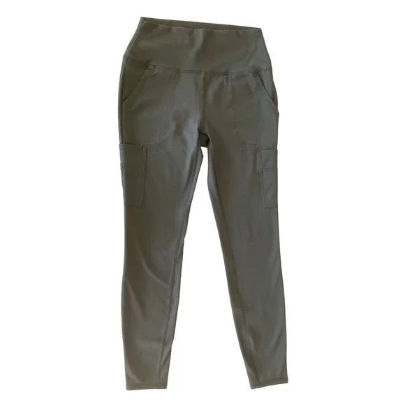 Avalanche Outdoor Supply Co Womens Cargo Leggings Black High Rise - Picture 2 of 11